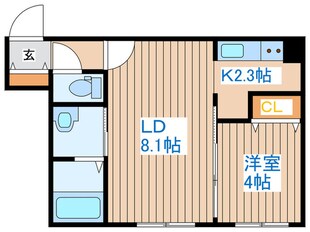 glife nishimachiの物件間取画像